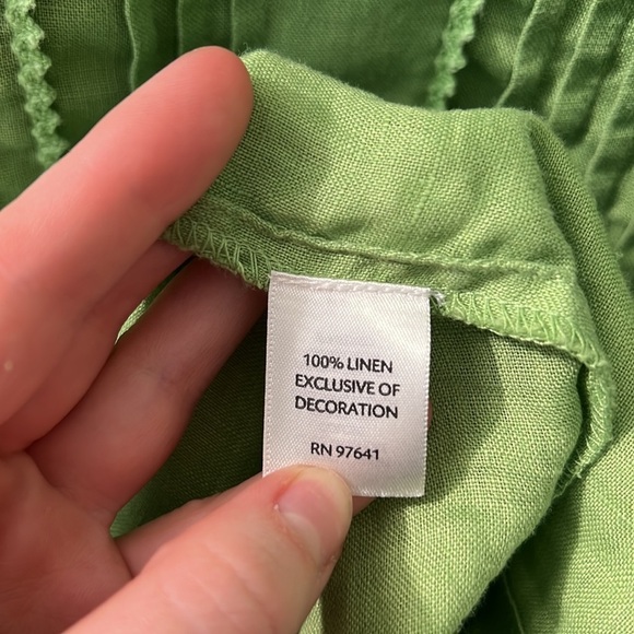 J. Jill Linen Long Pleated Tunic - Picture 7 of 8